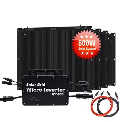 800W نظام شرفة الطاقة الشمسية